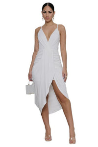 White Sexy Maxi Dress