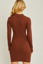 Auburn Long Sleeve Ribbed Polo Dress