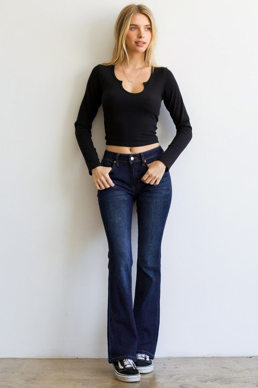 Dkdenim Mid Rise Slim Bootcut Jeans