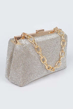 Gold Rhinestone Party Clutch
