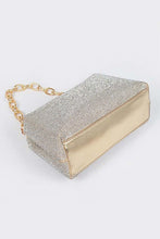 Gold Rhinestone Party Clutch