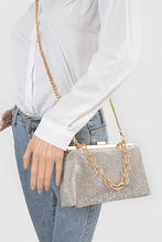 Gold Rhinestone Party Clutch