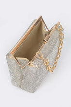 Gold Rhinestone Party Clutch