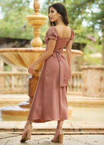 Mauve Maldives Midi Dress