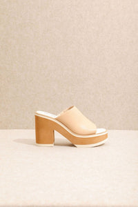 Rose Summer Chunky High Heel Sandals