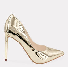 Gold Fashion Pointed Toe High Heels