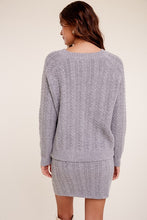 Heather Grey Softie & Cozy Sweater Weaved Sets