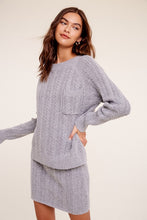 Heather Grey Softie & Cozy Sweater Weaved Sets
