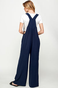 Navy Solid Overall