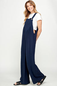 Navy Solid Overall