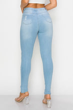 High Waisted Skinny Distressed Women Jeans