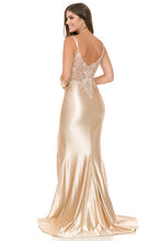 Champagne Gold Sweetheart Embroidered Formal Dress With Jacket