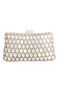 Teardrop Shaped Shell Evening Bag
