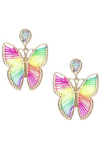 Butterfly Weave Alloy Earrings