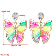 Butterfly Weave Alloy Earrings