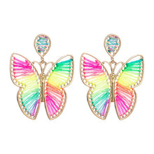 Butterfly Weave Alloy Earrings