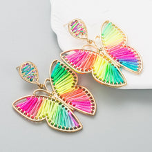 Butterfly Weave Alloy Earrings