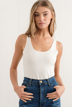 White Ponte Basic Bodysuit