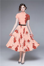 Red Floral Sexy Maxi Dress 2pc Set