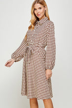 Printed Bishop Sleeves Short Dress