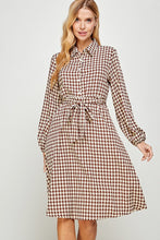 Printed Bishop Sleeves Short Dress