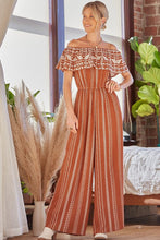 Rust Printed Jumpsuit