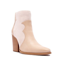Beige Western Bootie