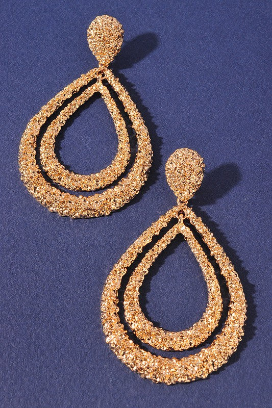 Gold Fashion Earrings