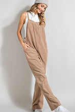 Brown Button Detailed Corduroy Overall