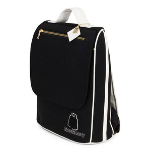 Black Varsity Backpack