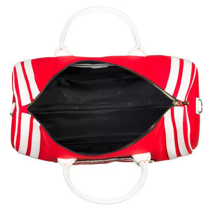 Red&White Varsity Duffle Reg