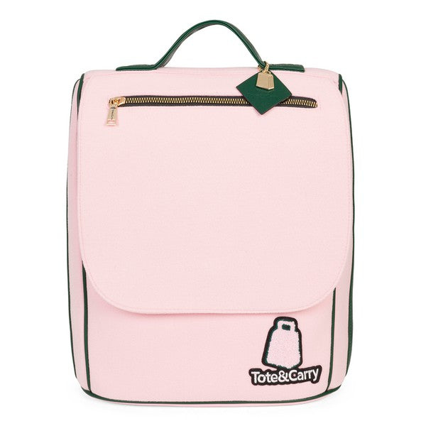 Pink Varsity Backpack