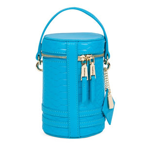 Aqua Blue Apollo  MiniBarrel Purse