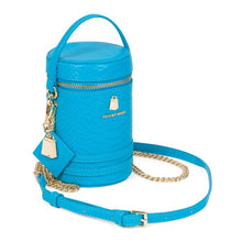 Aqua Blue Apollo  MiniBarrel Purse