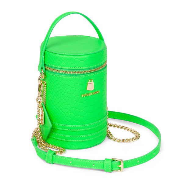 Neon Green Apollo MiniBarrel Purse – Aquarius Brand