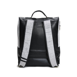 Silver Fridge Pony Fur Backpack
