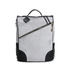 Silver Fridge Pony Fur Backpack