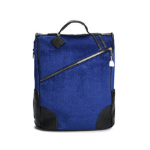 Midnight Blue Fridge Pony Fur Backpack