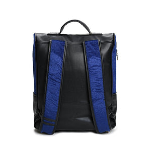 Midnight Blue Fridge Pony Fur Backpack
