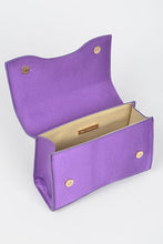 Purple Shiny Chain Crossbody Bag