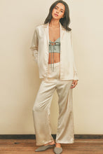 Pearl Comfy Button Down Shirt And Pull-on Pants Set That You Can Wear Out