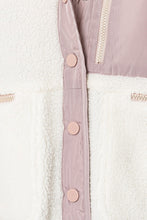 White Casual Fleece Jacket
