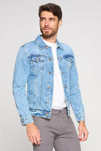 Light Blue Men's Denim Jacket