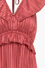 Copper Cladelle Pleasted Midi Dress