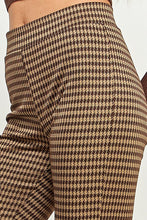Java/Desert Yarn Dye Print High Waist Flare Pants