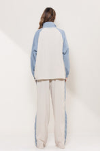 Cream 2 Ways Half Zipup Top And Pants Tracksuits