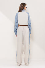 Cream 2 Ways Half Zipup Top And Pants Tracksuits