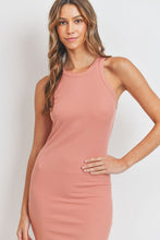 Pink Sleeveless Skinny Dress