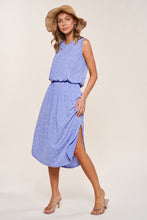 Purple Sleeveless Summer Casual Long Dress