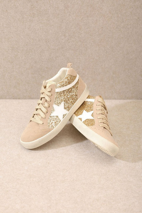 Gold Fashion Sneakers